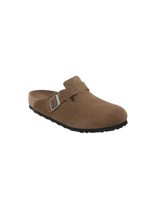 SABOT CAMOSCIO TAUPE BIRKENSTOCK | 1030861CDARK TEA